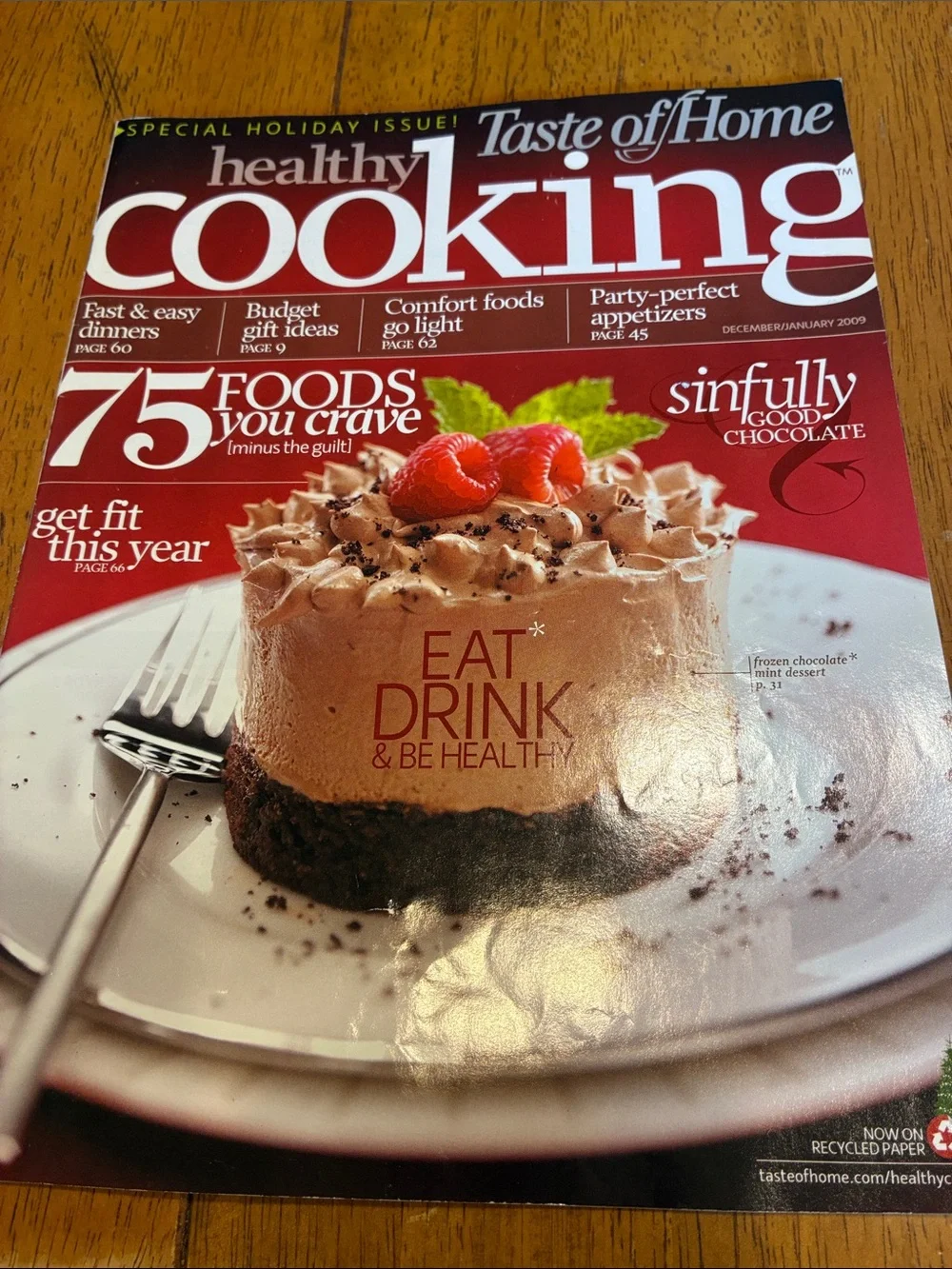 Lot of three Taste of Home cooking magazines